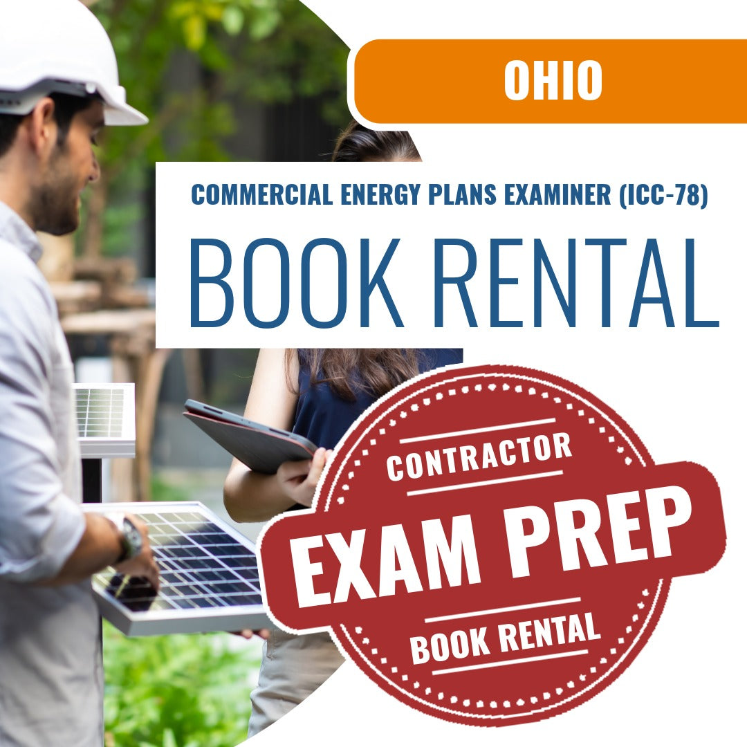 Ohio Commercial Energy Plans Examiner (ICC - 78) - Books & Courses Rental Package
