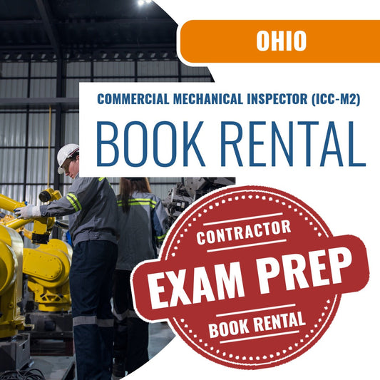 Ohio Commercial Mechanical Inspector (ICC - M2) - Books & Courses Rental Package