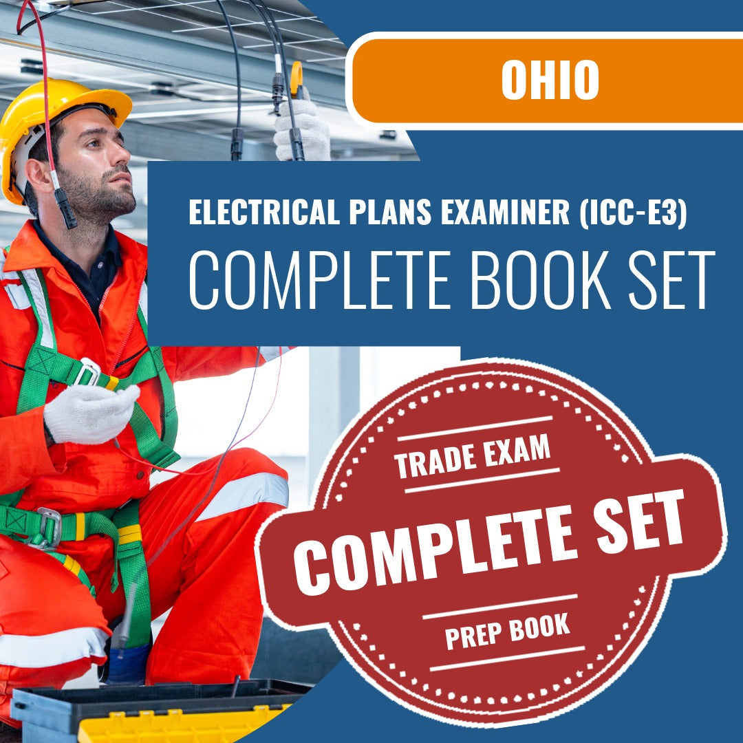 Ohio Electrical Plans Examiner - (ICC - E3) Exam Book Package