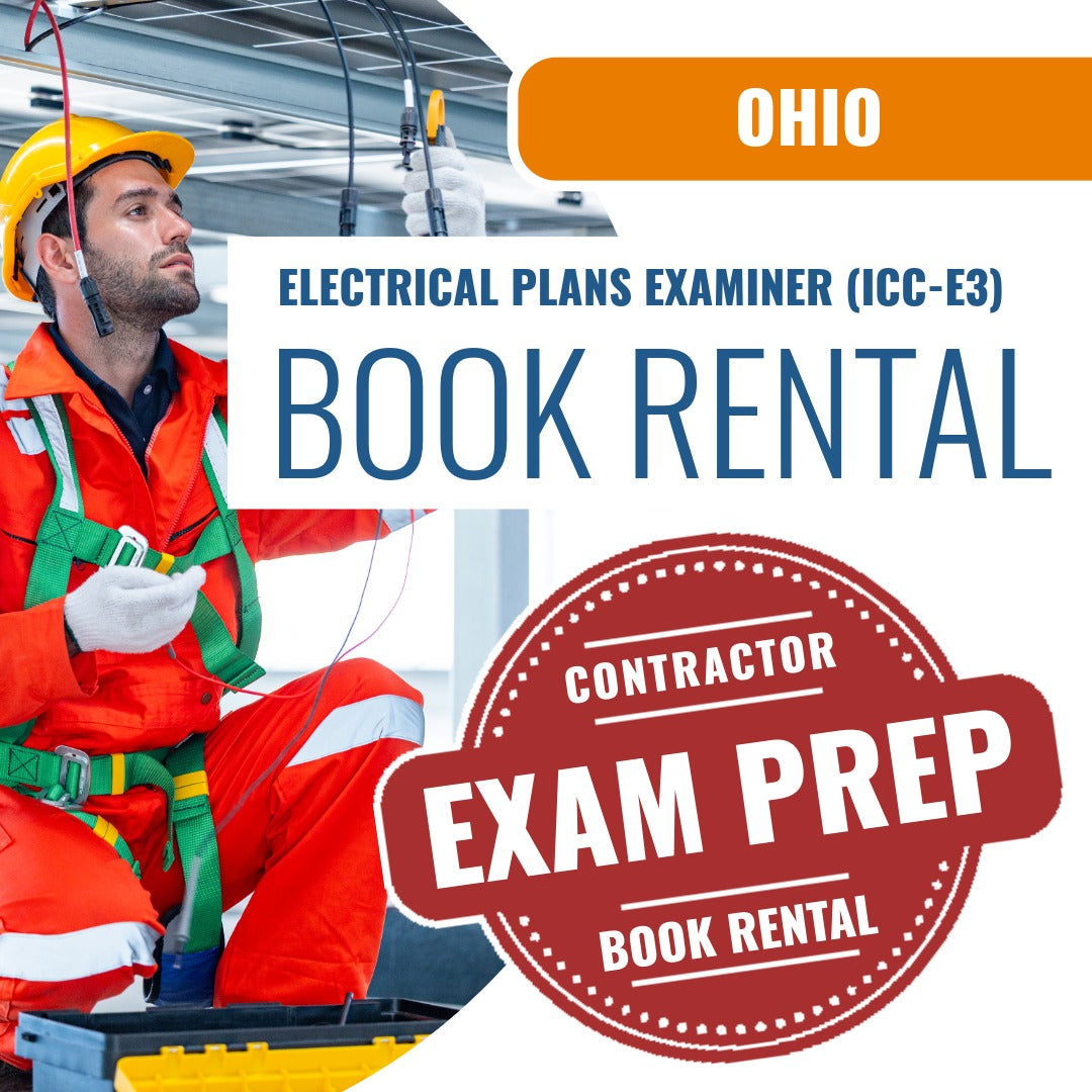 Ohio Electrical Plans Examiner - (ICC - E3) - Books & Courses Rental Package