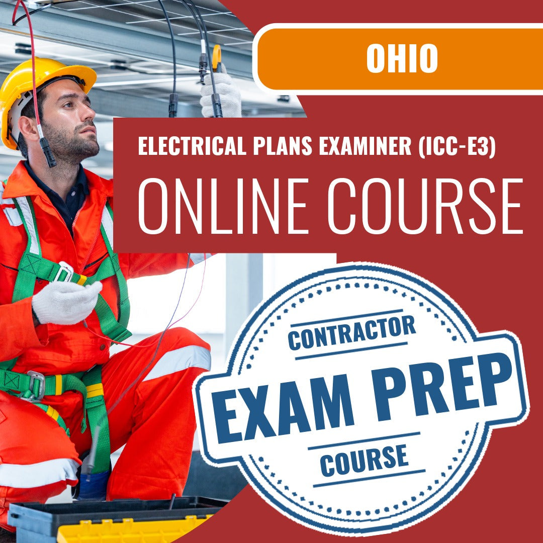 Ohio Electrical Plans Examiner - (ICC - E3) - Online Exam Prep