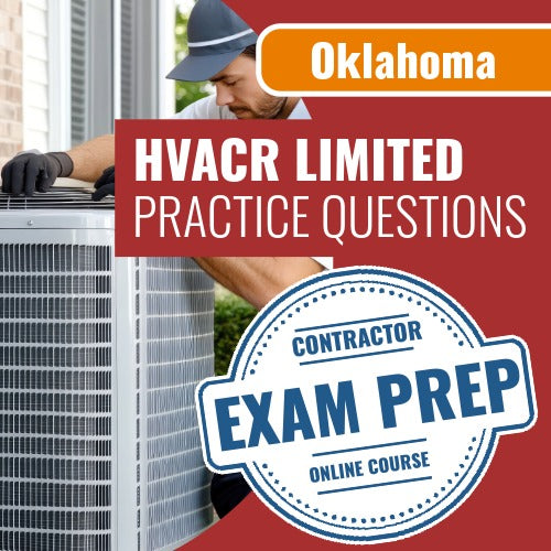 Oklahoma HVACR Limited Contractor Exam - Online Practice Questions