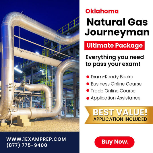 Oklahoma Natural Gas Journeyman Ultimate Exam Prep Rental Package