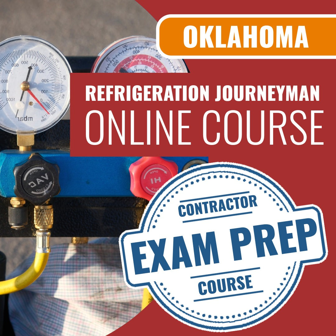 Oklahoma Refrigeration Journeyman- Online Exam Prep Course