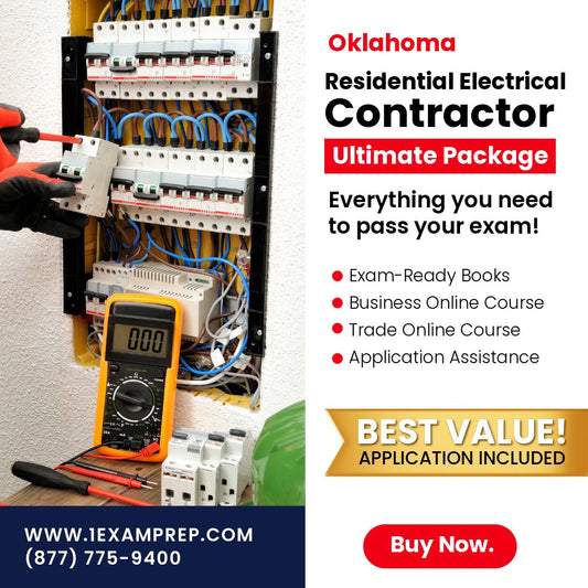 Oklahoma Residential Electrical Contractor Ultimate Exam Prep Rental Package