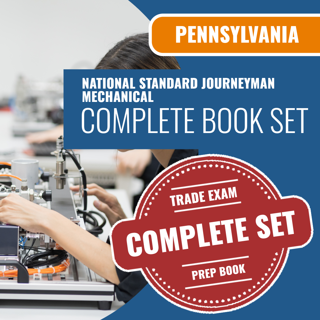 Reading Pennsylvania National Standard Journeyman Mechanical (ICC - F31-N) Exam Book Package