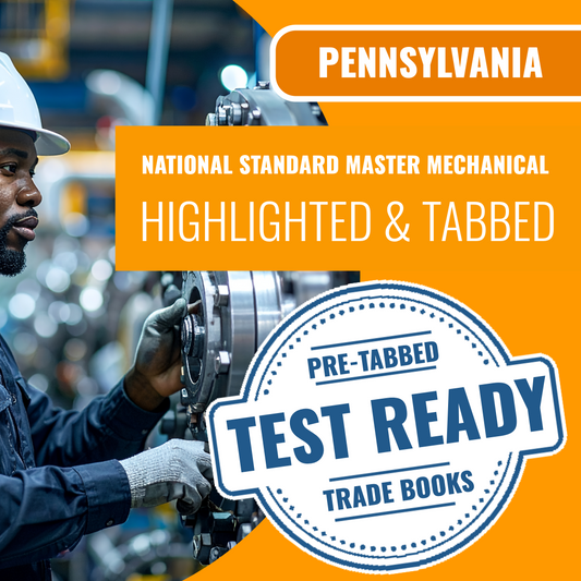 Reading Pennsylvania National Standard Master Mechanical (ICC - F29-N) Highlighted & Tabbed Book Package