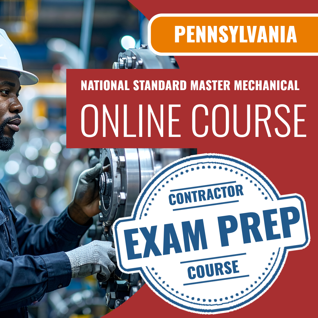 Pennsylvania Reading National Standard Master Mechanical (ICC - F29-N) - Online Exam Prep