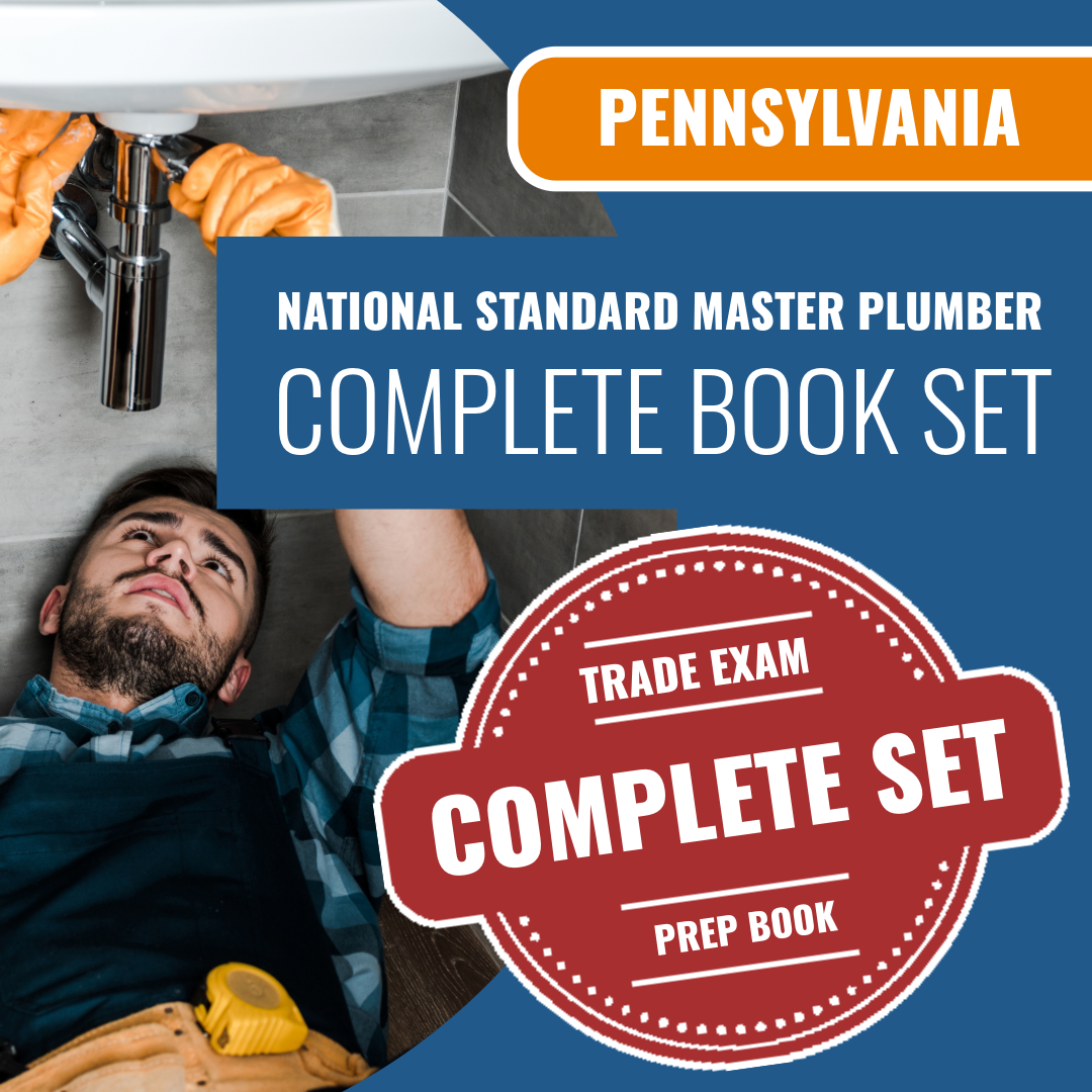 Reading Pennsylvania National Standard Master Plumber (ICC - F24-N) Exam Book Package
