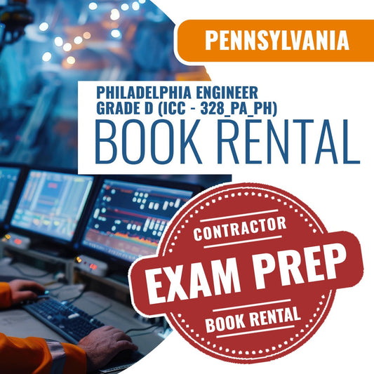 Philadelphia Pennsylvania Engineer Grade D (ICC - 328_PA_PH) - Books & Courses Rental Package