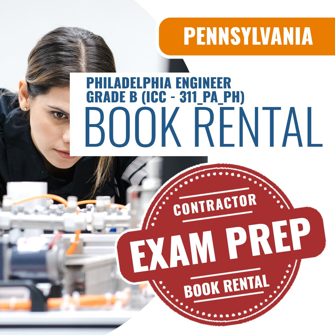 Philadelphia Pennsylvania Engineer Grade B (ICC - 311_PA_PH) - Books & Courses Rental Package