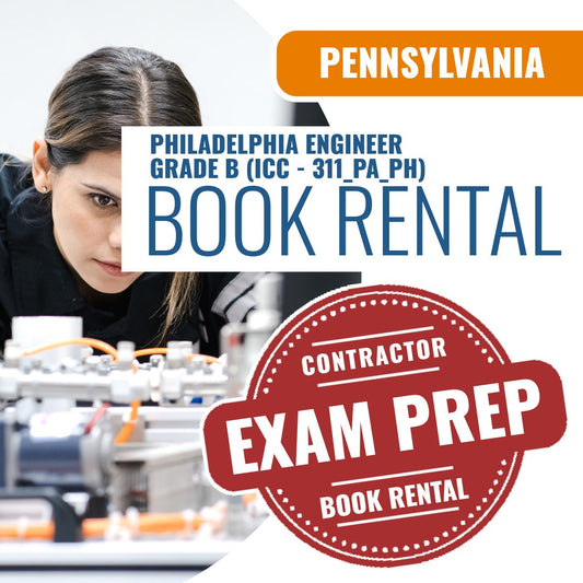 Philadelphia Pennsylvania Engineer Grade B (ICC - 311_PA_PH) - Books & Courses Rental Package