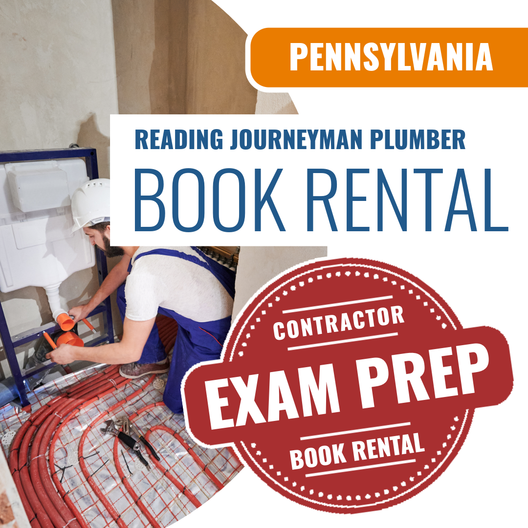 Reading Pennsylvania Journeyman Plumber (ICC - G25-N) - Books & Courses Rental Package