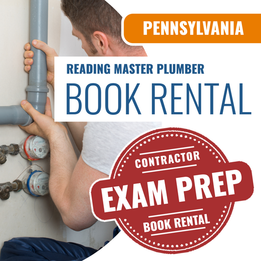 Reading Pennsylvania Master Plumber (ICC - G24-N) - Books & Courses Rental Package