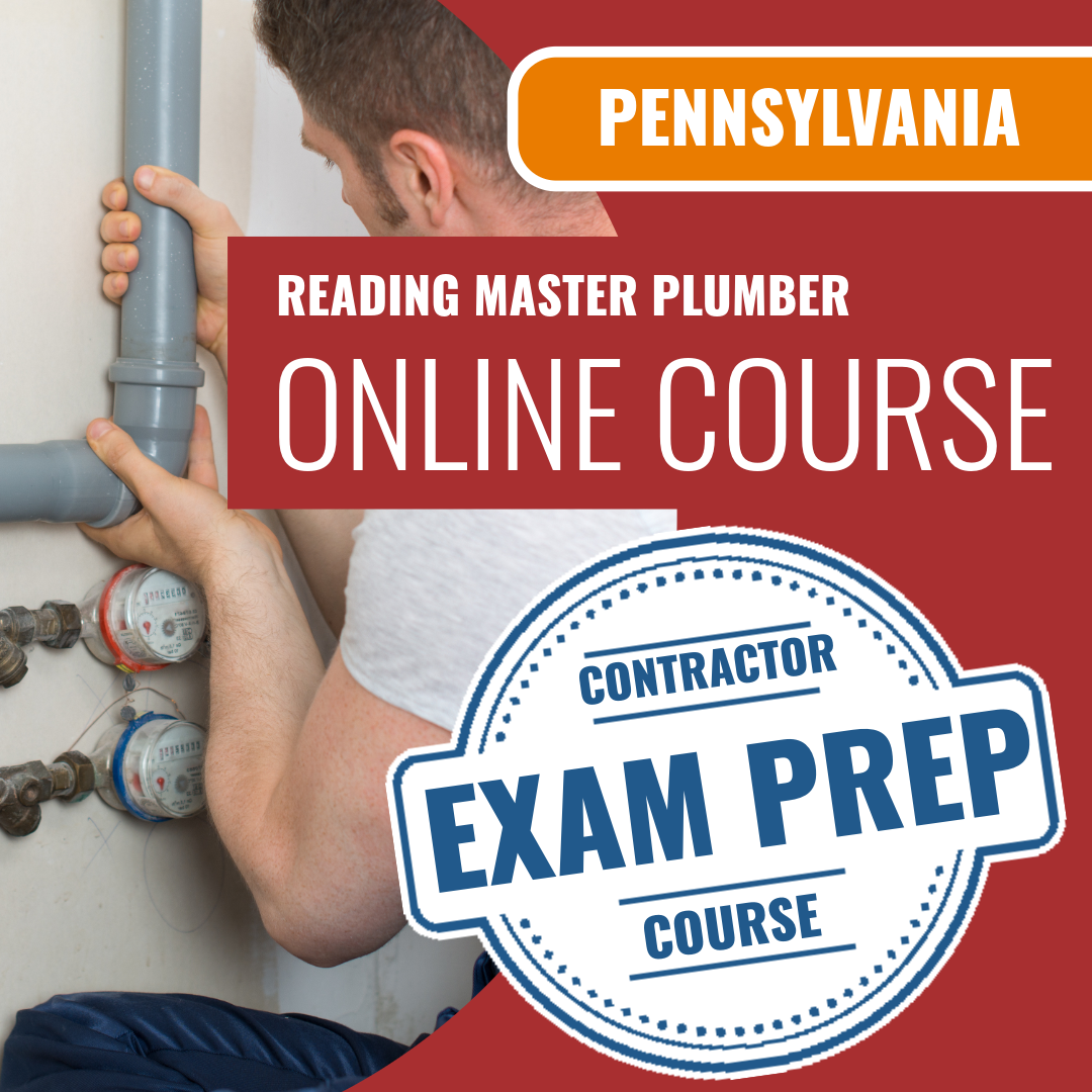 Pennsylvania Reading Master Plumber (ICC - G24-N) - Online Exam Prep