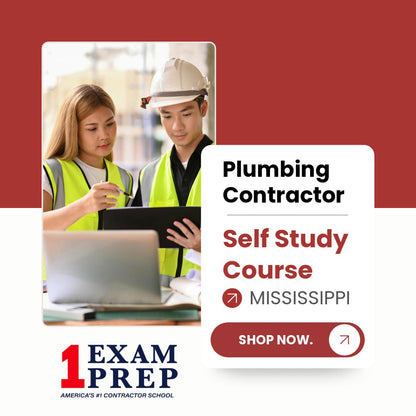 Mississippi Plumbing Contractor Exam Self Study Course