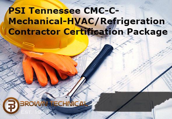 Tennessee CMC-C Mechanical HVAC / Refrigeration Contractor Book Package (Prov)