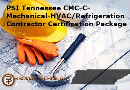 Tennessee CMC-C Mechanical HVAC / Refrigeration Contractor Book Package (Prov)