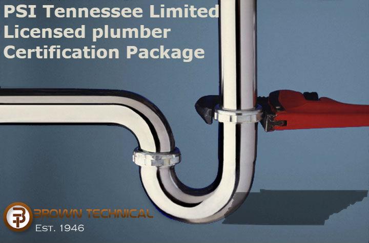 PSI Tennessee Limited Licensed Plumber Book Package
