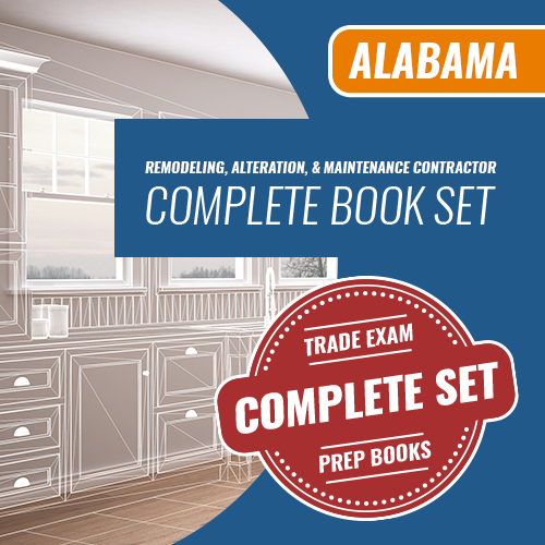 Alabama Remodeling, Alteration, and Maintenance Contractor Book Package