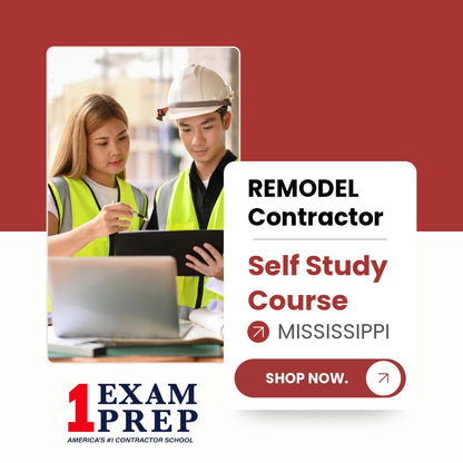 Mississippi Remodel Contractor Exam Self Study Course