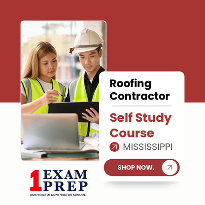 Mississippi Roofing Contractor Exam Self Study Course