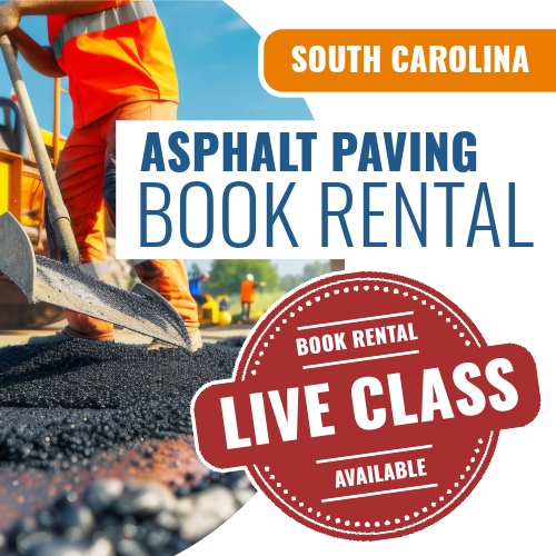 South Carolina Asphalt Paving Contractor Exam - Books & Courses Rental Package