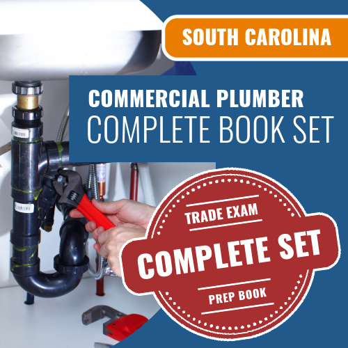 South Carolina Commercial Plumber Exam Complete Book Package