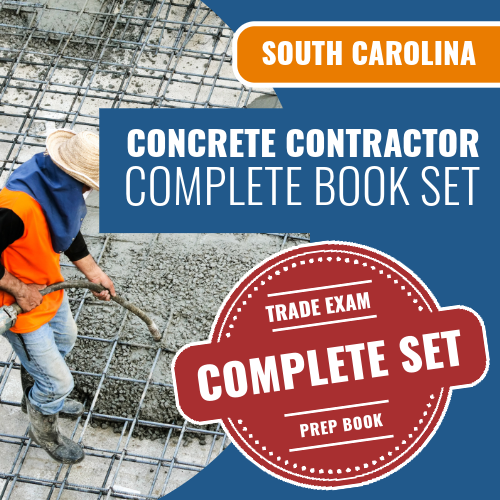 South Carolina Concrete Contractor Exam Complete Book Package