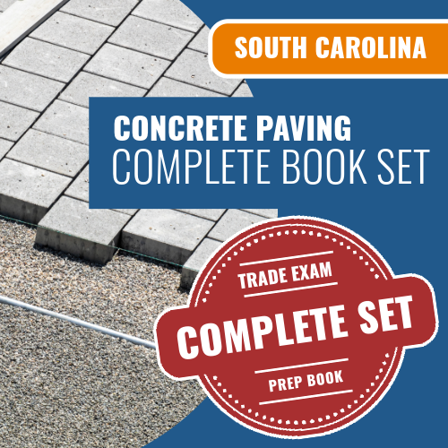 South Carolina Concrete Paving Contractor Exam Complete Book Package