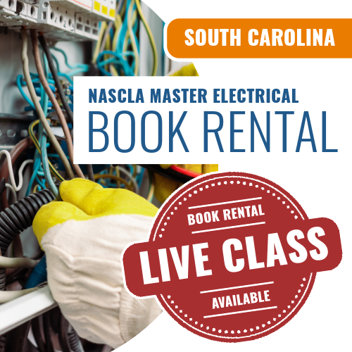 South Carolina NASCLA Master Electrical Contractor - Books & Courses Rental Package