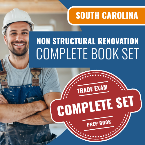 South Carolina Non-Structural Renovation Contractor Exam Book Package