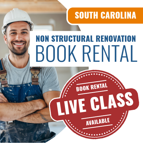 South Carolina Non-Structural Renovation Contractor - Books & Courses Rental Package