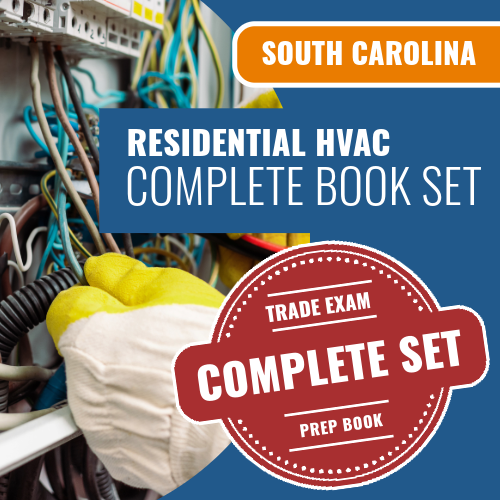 South Carolina Residential HVAC Exam Book Package