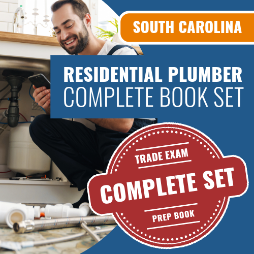South Carolina Residential Plumber Exam Book Package