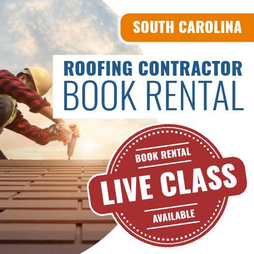 South Carolina Roofing Contractor Exam - Books & Courses Rental Package