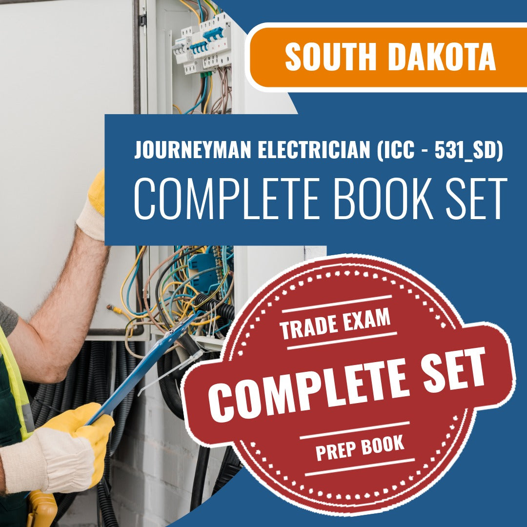 South Dakota Journeyman Electrician (ICC - 531_SD) Exam Book Package