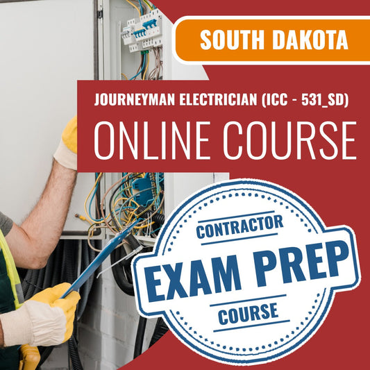 South Dakota Journeyman Electrician (ICC - 531_SD) Exam - Online Exam Prep