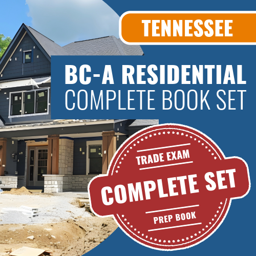 Tennessee BC-A Residential Contractor Exam Complete Book Package (Prov)