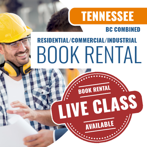 Tennessee BC Combined Residential / Commercial / Industrial Contractor - Books & Courses Rental Package (Prov)