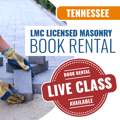 Tennessee LMC Licensed Masonry - Books & Courses Rental Package (Prov)