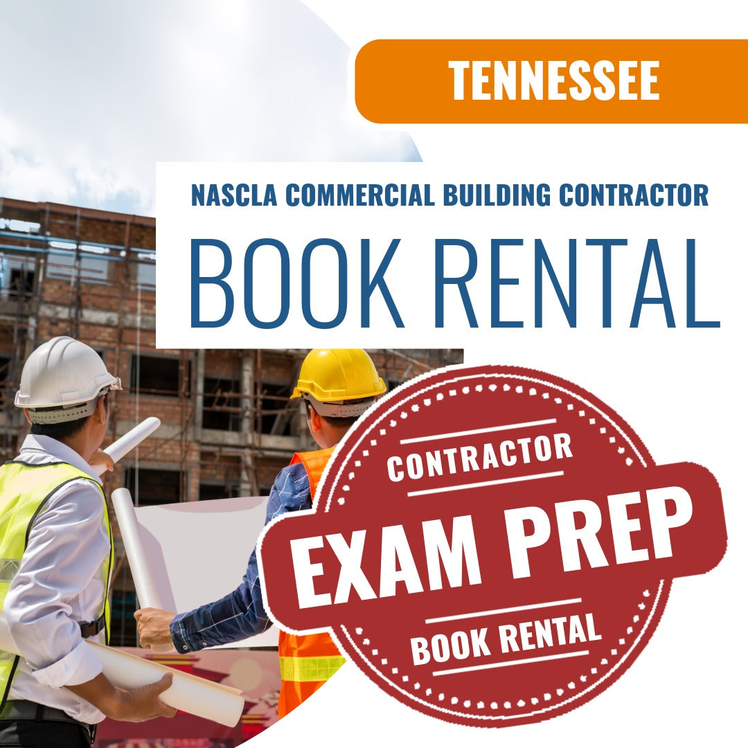 Tennessee NASCLA Commercial Building Contractor - Books & Courses Rental Package