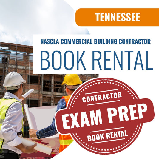 Tennessee NASCLA Commercial Building Contractor - Books & Courses Rental Package