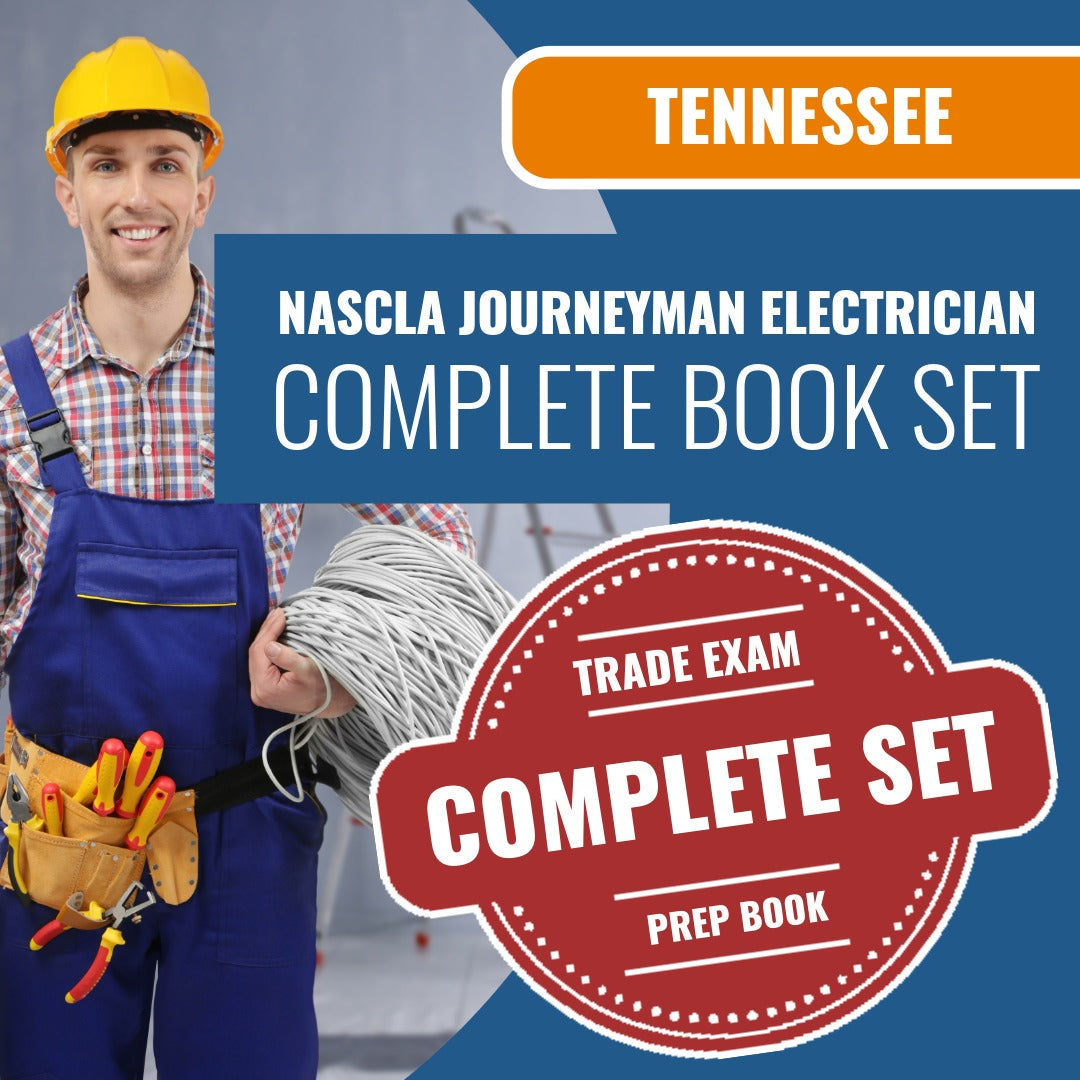 Tennessee NASCLA Journeyman Electrician Exam Book Package