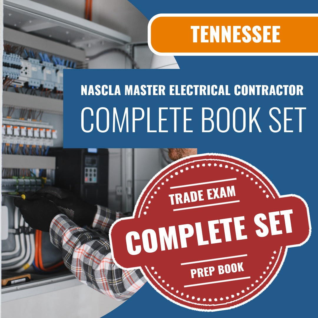 Tennessee Nascla Master Electrical Contractor Exam Book Package