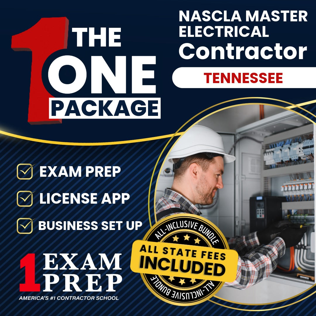 The 1 Package: All-Inclusive Tennessee, Nascla Master Electrical Contractor Exam, Licensing & Business Setup