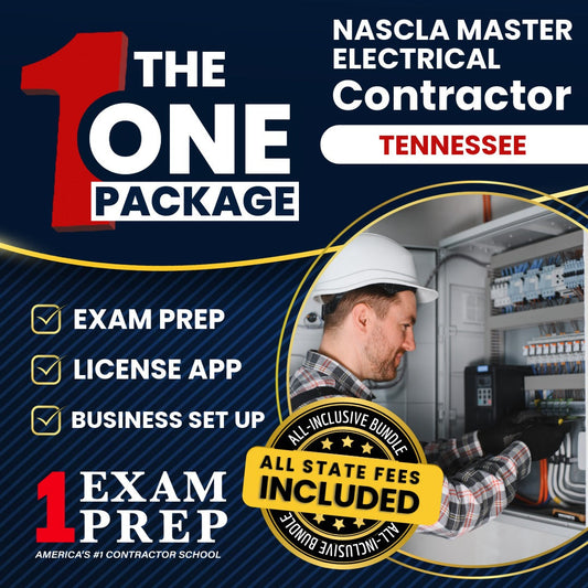 The 1 Package: All-Inclusive Tennessee, Nascla Master Electrical Contractor Exam, Licensing & Business Setup