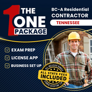 The 1 Package: All-Inclusive Tennessee BC-A Residential Contractor Exam, Licensing & Business Setup Solution