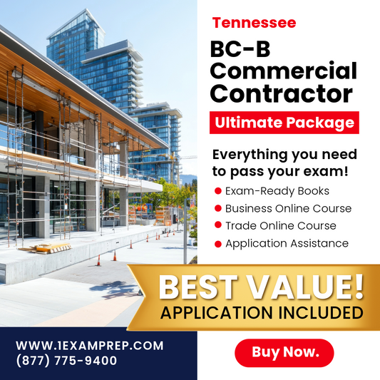 Tennessee BC-B Commercial Ultimate Exam Prep Rental Package (Prov)
