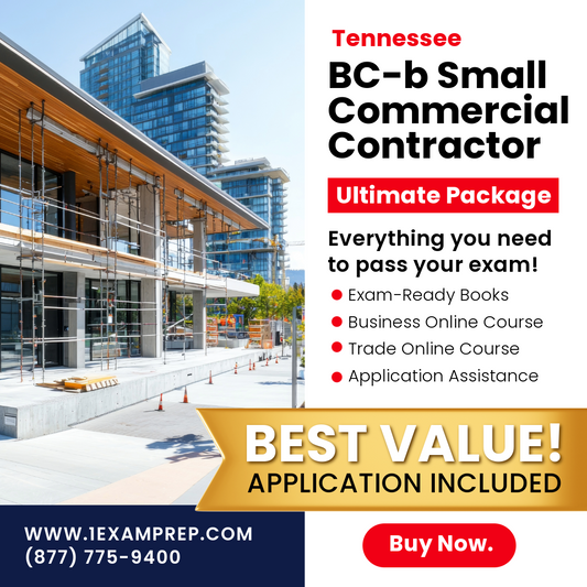 Tennessee BC-B Small Commercial Ultimate Exam Prep Rental Package (Prov)